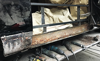 motor vehicle structural welding